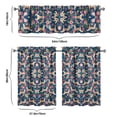 thumbnail image 6 of Kitchen Curtains 36 Inch Short - 3 Panel Set, Cute Horse Pony Print, Rod Pocket Window Curtain, 100% Polyester for Farmhouse, Retro Rural Kitchen, Easy Wash, 6 of 6