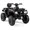 Black, variant on Gymax 24V 2-Seater 4-Wheeler Quad Electric Vehicle w/ 4 Motors Soft Start LED Lights Red
