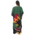 thumbnail image 3 of 21754-ORG-S-M Riviera Sun Long Dashiki Caftan / Caftans for Women (Rasta Print 6, Small-Medium), 3 of 3