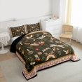 thumbnail image 3 of Homewish Boys Girls Animal Moth Ladybug Dragonfly Bedding Comforter Set 2pcs,Botanical Floral Mushroom Twin Comforter Sets Microfiber,Retro Vintage Aesthetic Breathable Bedding Set, 3 of 8