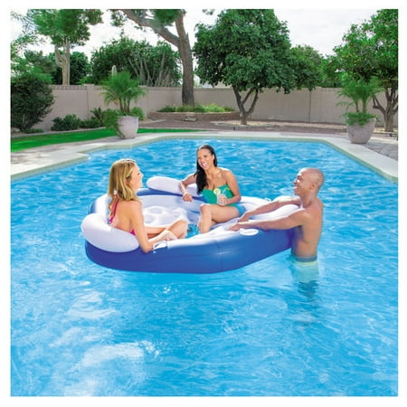 Bestway Vinyl Coolerz X3 Inflatable Pool Float, (Best Way To Learn Arabic)