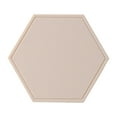 thumbnail image 4 of FOLOYORI Hexagonal Yellow Silicone Placemat Heat Insulation Anti-slip for Dining Table Use, 4 of 8
