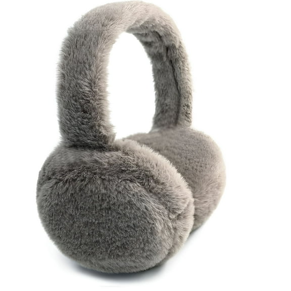 TELOLY Women Ear Muffs Winter Girls Earmuffs Fuzzy Kids Ear Muff Cute Fluffy Ear Warmers Foldable Ear Covers