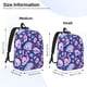 thumbnail image 2 of Easygdp colorful Skull mushroom rainbow Mochila de Lona Resistente para Laptop, Compatible con Laptops de 15 a 17 pulgadas, Ideal para Escuela, Trabajo y Viajes-Medium, 2 of 5