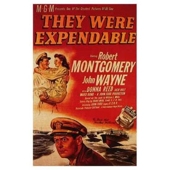 They Were Expendable Movie Poster - 11 x 17 in.