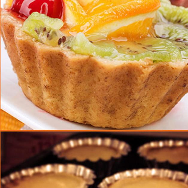 Baking Tool 20PCS Egg Tart Aluminum Cupcake Cake Cookie Flower Mold Mould Tin