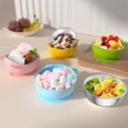 thumbnail image 7 of Bear-Shaped Stainless Steel Baby Bowl with Suction,Removable Silicone Sleeve,Toddler Feeding&Snack Plate, 7 of 7