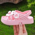 thumbnail image 5 of Godom Girls' Sandals Summer Dress Shoes Lightweight Open Toe Beach Sandal for Toddler Little Big Kid, 5 of 7
