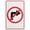 Warning Sign 4, variant on No Right Turn Sign 8"x12" Tin Sign Great For Garden And Yard Wall Decor