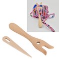 thumbnail image 1 of Kit De Aguja Para Tejer, Tenedor Para Tejer Y Ojo De Madera, Herramienta Para Tejer Portátil, 2 Uds., Portátil Para Tienda En Casa, 1 of 7