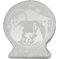 thumbnail image 2 of Northlight LED Lighted Nativity Scene Christmas Decoration - 9.25" - Silver Tone, 2 of 2