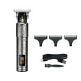 thumbnail image 1 of USB Electric Hair Barber LCD Display Hair Clippers Beard Trimmer Household Hair Trimmer Set Salon Haircut Machine IPX4 Waterproof USB Charging with 3 Clipping Brushes, 1 of 7