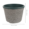 thumbnail image 2 of Weiweiguan Decorative Rope Woven Flowerpot Desktop Flower Container for Home Office, 2 of 7