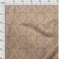 thumbnail image 3 of oneOone Cotton Flex Yellow Fabric Asian Traditional Floral Sewing Craft Projects Fabric Prints By Yard 40 Inch Wide, 3 of 4