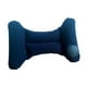 thumbnail image 3 of Almohada de viaje inflable, almohada de espalda, prensa para inflar, forma de H, inflable para tren Flocado azul marino, 3 of 9