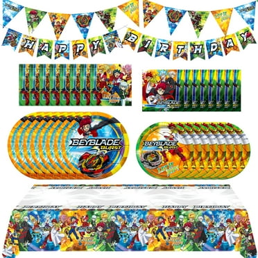 BEYBLADE Party Supplies Complete Set for 16 Guests