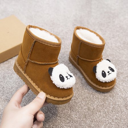 

Children‘s Snow Boots Winter 2024 New Girls Cotton Boots Cute fleece-lined Ankle Boots Boys‘ Warm Thick Cotton Shoes Trendy
