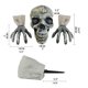 thumbnail image 2 of Wosthever 6 piezas Decoraciones Para Salas De Casa Scary Zombie Stakes Zombie Head Arm Arm Lawn Stakes Halloween Kits de decoración para fiestas, 2 of 6