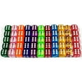 thumbnail image 3 of Acrylic Game Dice Set 10Pcs 18mm Transparent Round Corner Colorful High Quality, 3 of 6
