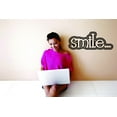thumbnail image 1 of Wall Design Pieces Smile... Teen Girl Boy Sign 14x28 Inches, 1 of 1