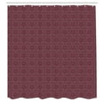 thumbnail image 3 of Ambesonne Ethnic Shower Curtain, Royal Victorian Gypsy Art, 69"Wx75"L, Dark Mauve and Blush, 3 of 5