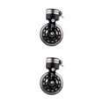 thumbnail image 4 of Advancent Bicicleta plegable de aleación de aluminio tubo de asiento de rueda giratoria Universal incrustado rueda de 360 ​​grados seguridad Negro METRO 2piezas Advancent CBP197052, 4 of 6