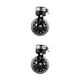 thumbnail image 4 of Eigraketly Bicicleta plegable de aleación de aluminio tubo de asiento de rueda giratoria Universal incrustado rueda de 360 ​​grados seguridad Negro METRO 2piezas Eigraketly CBP197052, 4 of 6