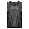 thumbnail image 3 of Zaldita Mens Pennies Sports Scrimmage Training Vest Football Soccer Jersey Mesh Tank Tops Team Black XL, 3 of 7