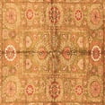 thumbnail image 1 of Ahgly Company Indoor Square Oriental Orange Traditional Area Rugs, 5' Square, 1 of 4