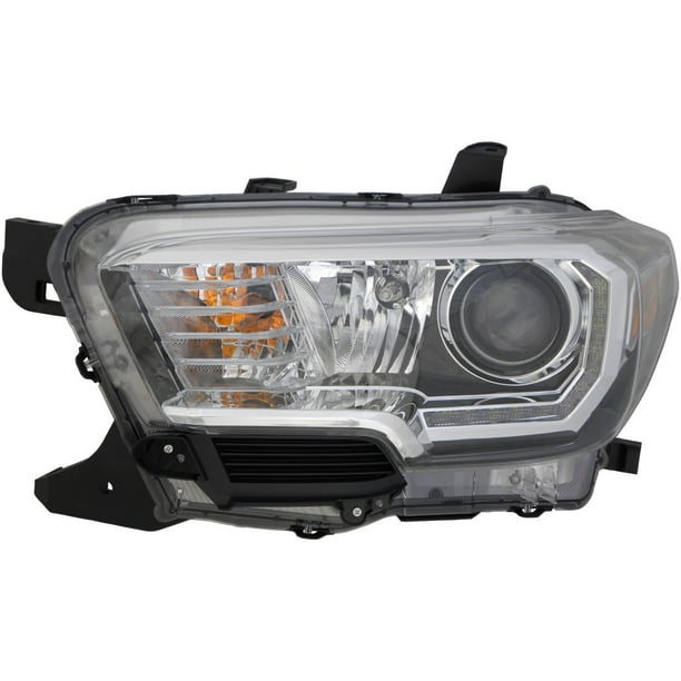 For 2016-2017 Toyota Tacoma Head Light Driver Side TO2502244 Halogen; w ...