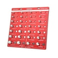 thumbnail image 2 of Ximing 28 Nut and Bolt Thread Checker Aluminum Alloy Thread Bolt Measuring Tool 14 Standard and 14 Metric for Plumbers Car Mechanics, 2 of 10