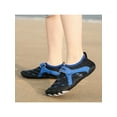 thumbnail image 3 of Eloshman Girls Boys Aqua Socks Quick Dry Water Shoes Barefoot Swim Beach Shoe Summer Anti-Slip Breathable Flats Lightweight Sneakers Dark Black 1Y, 3 of 3
