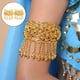thumbnail image 1 of Brazalete de cadena de metal Perfecl tallado hueco ajustable para danza del vientre, 1 of 7