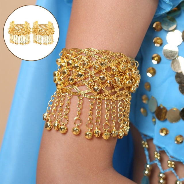 Brazalete de Cadena Yinane Brazalete dorado Ajustable para danza del vientre