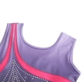 thumbnail image 4 of Tank Leotards for Girls Ballet Gymnastics Sleeveless Onesies Sparkly Rhinestone Dancewear Stretchy Dance Suit for Dance Class, Gymnastic Exercise, Stage Performance, 4 of 9