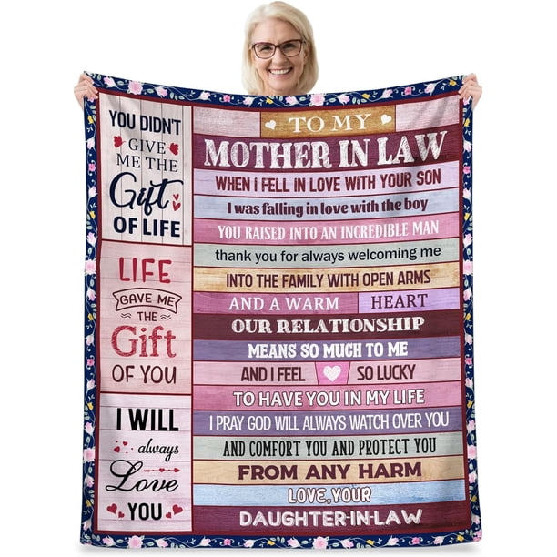 LHSHID Best Mom Gifts Funny Gifts for Mom from Son Daughter Mom Birthday Gifts Great Mom Gifts Idea for Women Gift for Elderly Young Mom for Mom Mom Blanket Gift for Work Home 60x80in