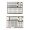 thumbnail image 2 of Techinal Plateau Roulant en Résine Époxy Moule Rectangulaire Moule en Silicone Bricolage Artisanat Support de Bijoux Planche de Service Outil de Fabrication, 2 of 9