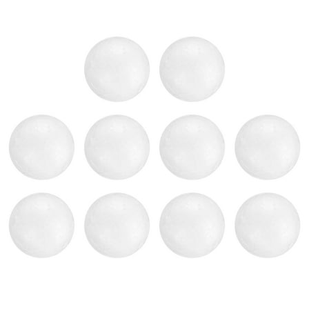 60 Pcs White Foam Balls, 1.2 Inch Polystyrene Solid Round Balls DIY Craft Foam