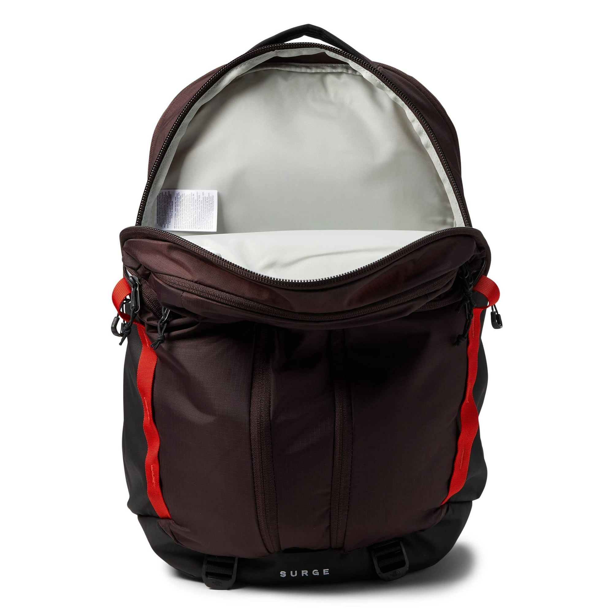 THE NORTH FACE Surge Commuter Laptop Backpack, Coal Brown/Fiery