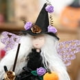 thumbnail image 6 of Witch Doll Tree Topper Halloween Decor Hanging Ornament Home Decoration 1 Piece - Mysterious Design Stable Base(Purple), 6 of 6