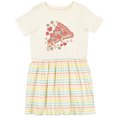thumbnail image 3 of Inktastic A Slice of Pizza with Love Girls Toddler Dress, 3 of 5