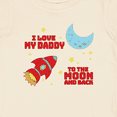 thumbnail image 4 of Inktastic I Love My Daddy to the Moon and Back Boys or Girls Baby T-Shirt, 4 of 5