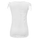 thumbnail image 3 of Playeras,Blusas y Tops,Ropa para Mujer Mujeres camisetas sin mangas Dressy Casual Mujeres sueltas cuello en U sin mangas Tops Casual Color plisado ojal verano camisas chaleco blusa (White, XXXL), 3 of 7