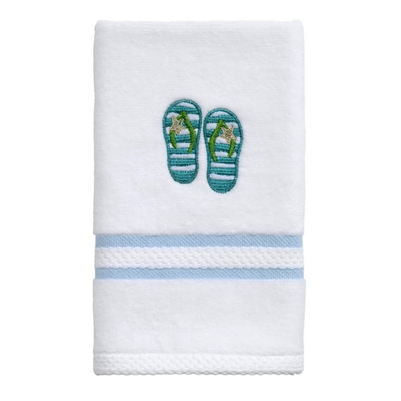 Avanti Linens - Serviette de Bout de Doigt, Serviette en Coton Douce et Absorbante (Collection Mode Plage) 18.00 Pouces x 11.00 Pouces