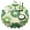 Green Tie Dye, variant on Colorful Tie Dye Spiral Pattern Round Tablecloth 60"x60",Wrinkle Wipeable Table Cloth for Kitchen Dining Room Picnic Patio Party