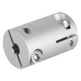 thumbnail image 3 of 2pcs Shaft Coupler Aluminum Alloy 6mm DHole to 5mm Hex Hole Flexible Shaft Coupling for Connecting Parts, 3 of 4