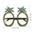 thumbnail image 2 of KAKOWELY 2 gafas de sol hawaianas de playa con diseño de piña y flamenco, divertidas y decorativas, para fiestas hawaianas, con forma de fruta, suministros para fiestas de baile., 2 of 5