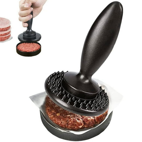2Pcs Reversible Meat Tenderizer and Pounder, Dual Sided Tenderizer, Hamburger Patty Maker