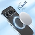 thumbnail image 3 of Nalacover Magnetic Clear Case for Google Pixel 9 / 9 Pro, Silicone Shockproof Anti-Scratches Non-Yellowing Cover Compatible with MagSafe Wireless Charging for Google Pixel 9 / 9 Pro, Blue, 3 of 5