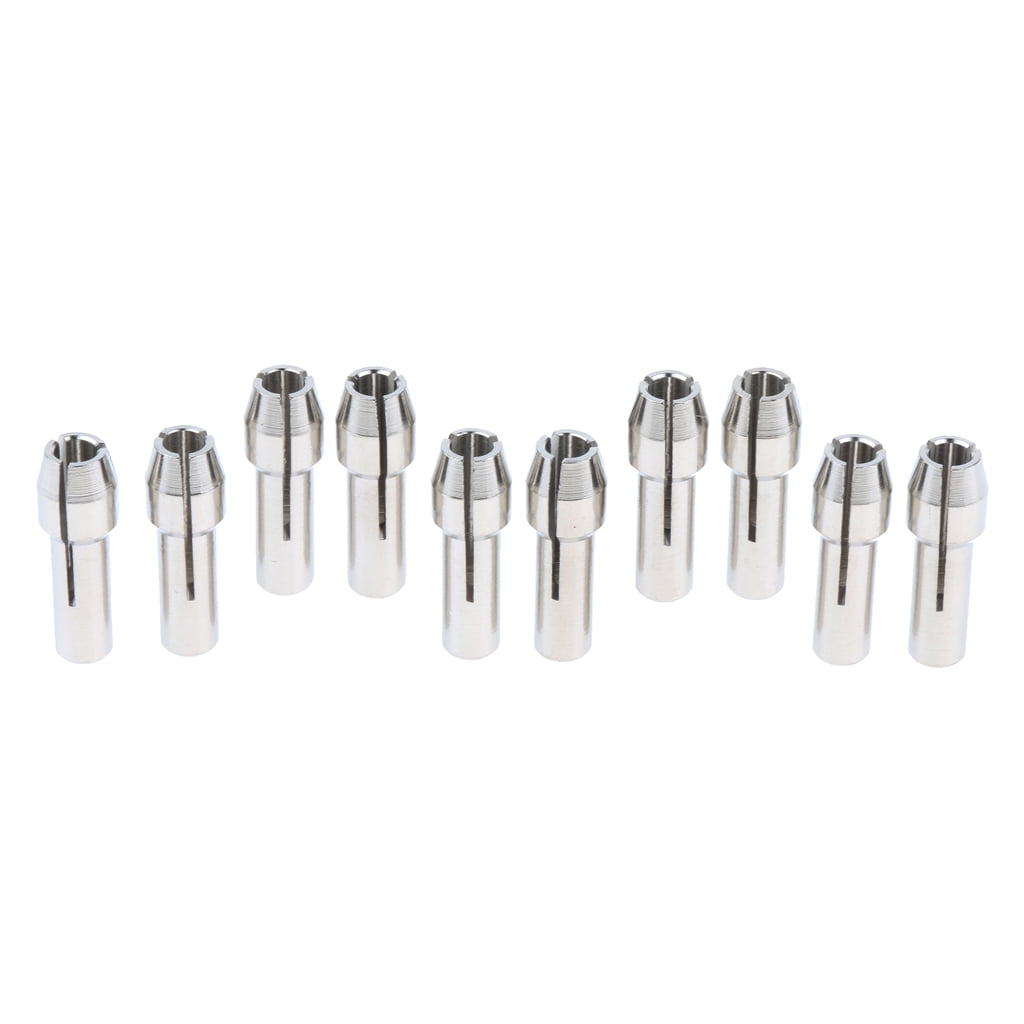 10 Pieces Drill Chuck Collet Bits 3.0mm Shank for Rotary Tool 